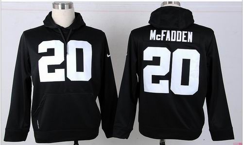 Oakland Raiders Darren McFadden 20# black nike nfl Hooded Sweatshirt